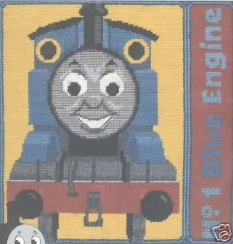 Thomas the tank engine cushion - tank,